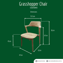 Load image into Gallery viewer, Grasshopper Chair (stackable)
