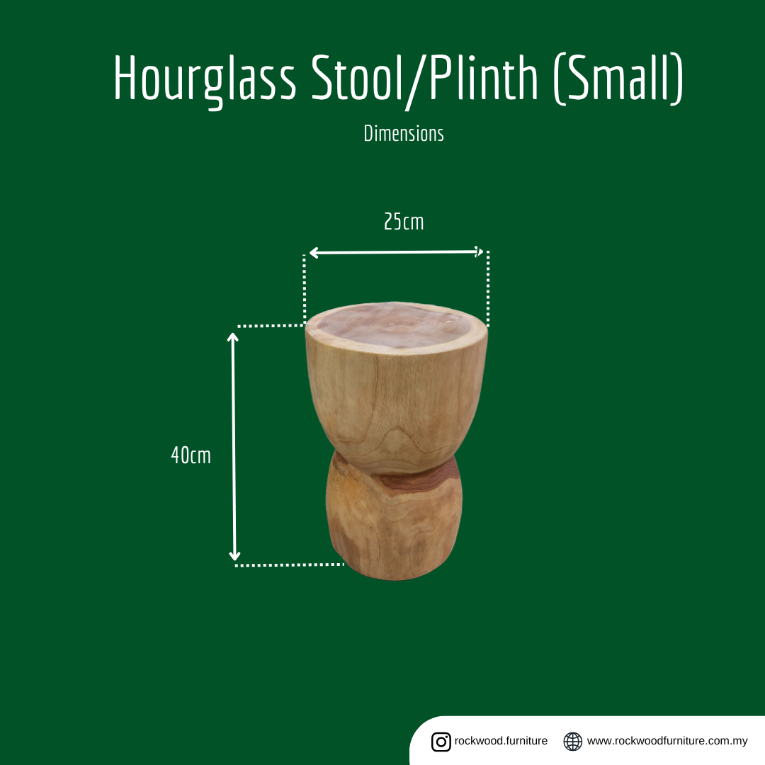 Hourglass Stool/Plinth