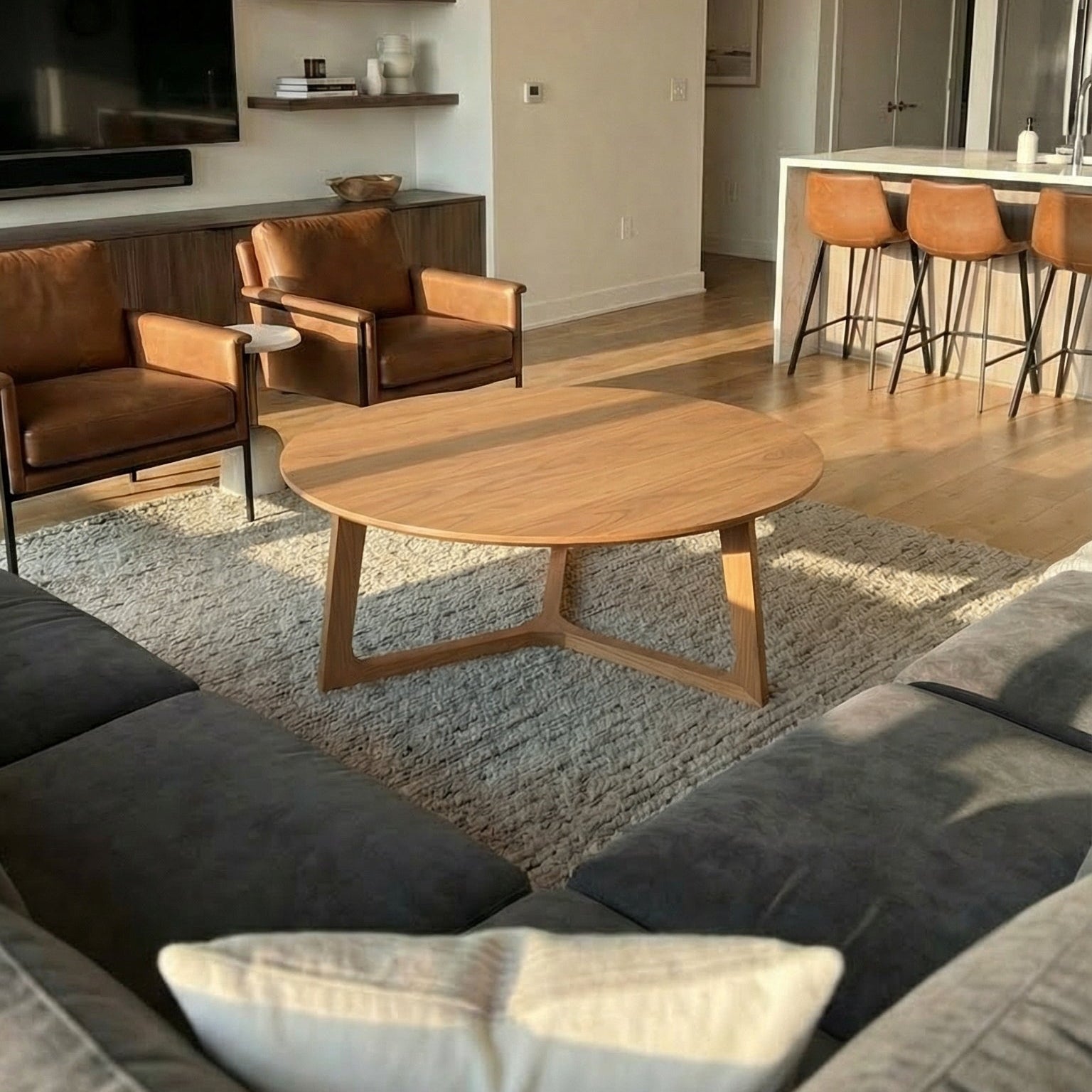 Ramberg Round Coffee Table (raw)