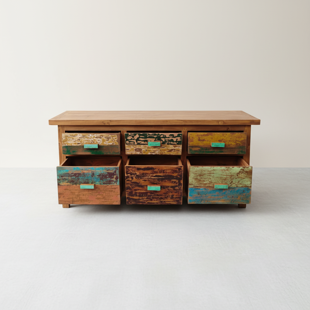 Rustic Dresser (150cm) Type 1