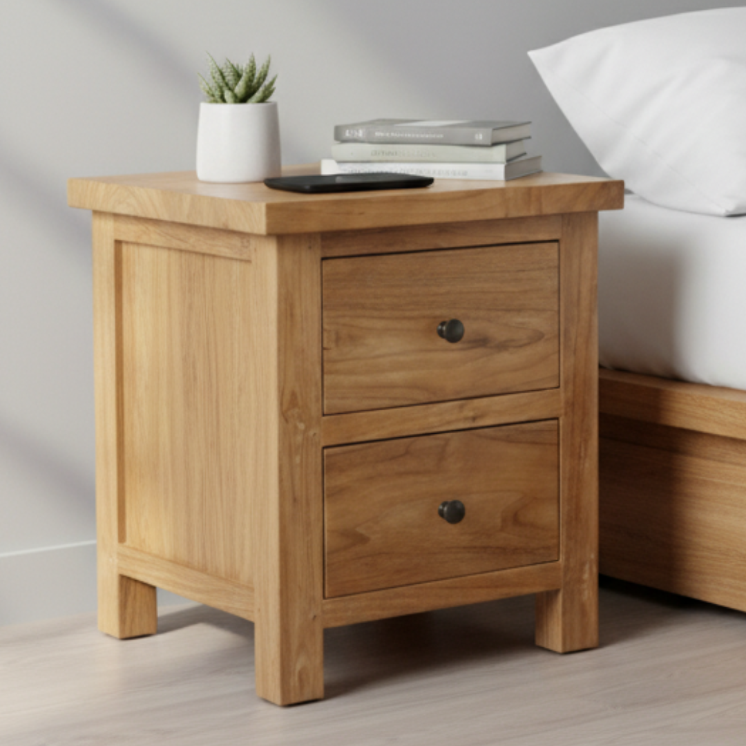 Byron Bedside Table (60cm High)