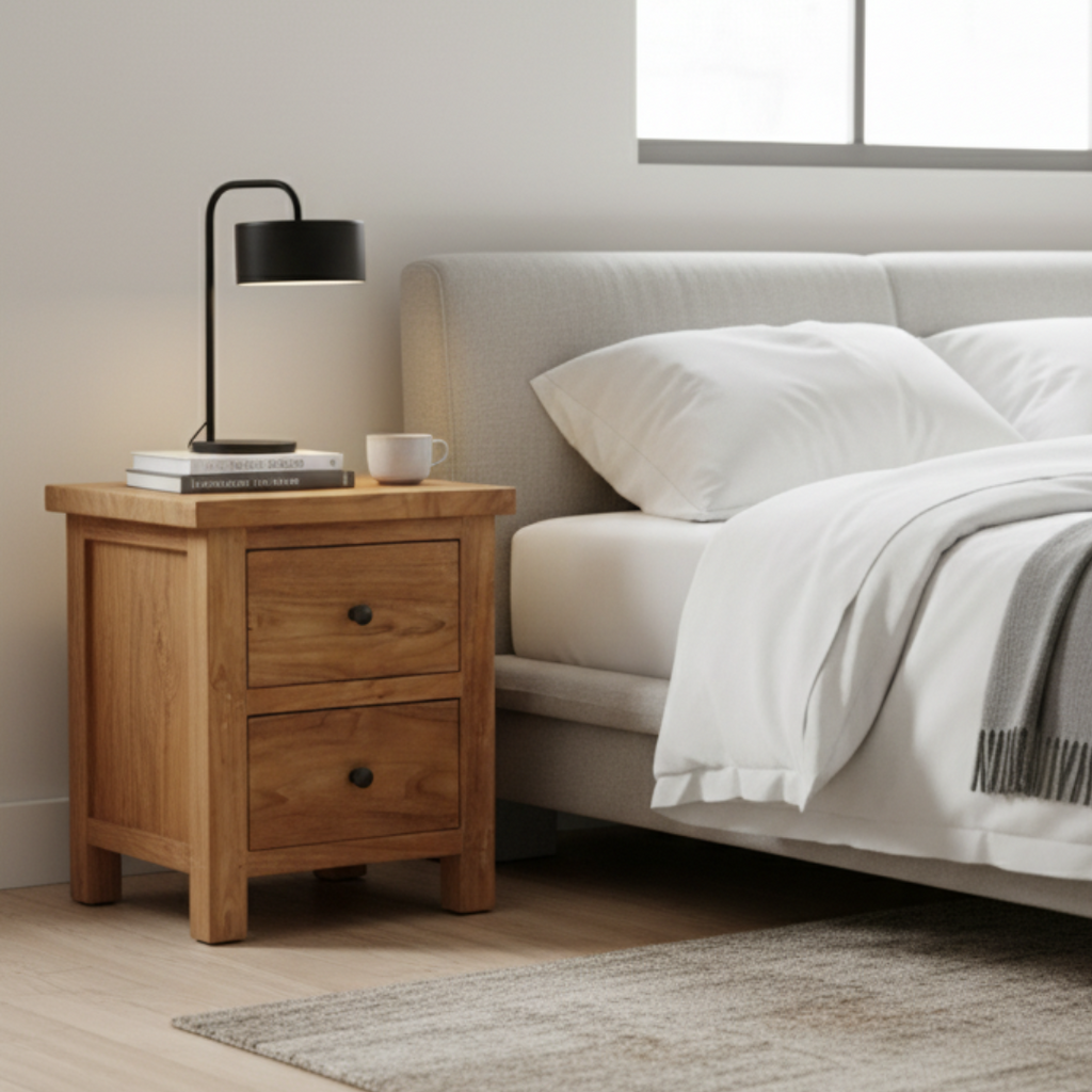 Byron Bedside Table (50cm High)