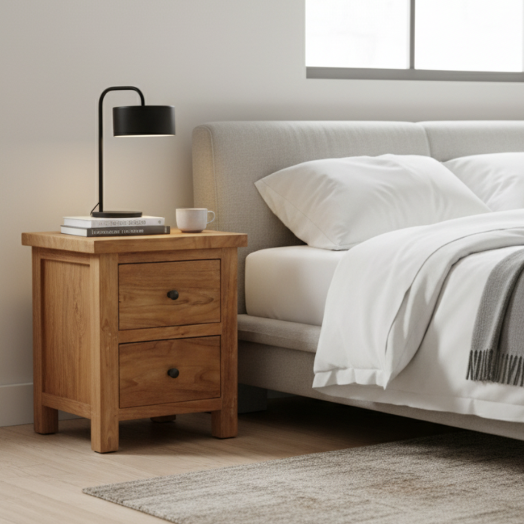 Byron Bedside Table (50cm High)