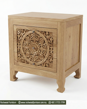 Load image into Gallery viewer, Ornate Bedside Table
