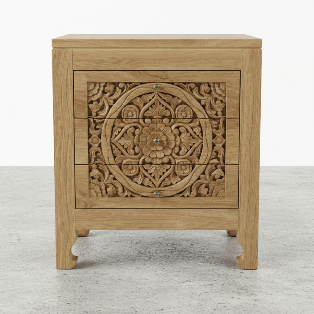 Ornate Bedside Table