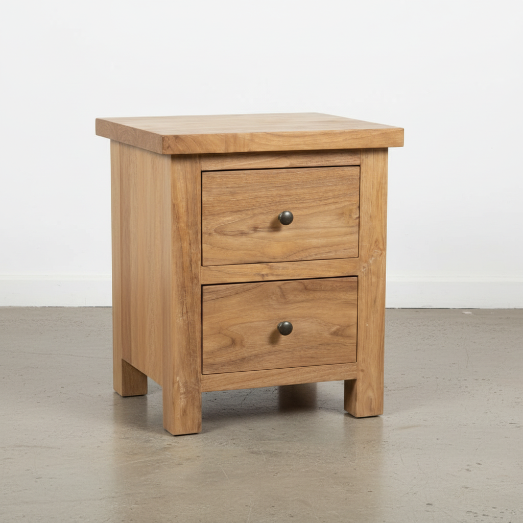 Byron Bedside Table (60cm High)