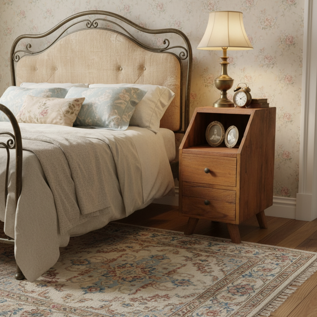 Rustic Bedside Table type 5