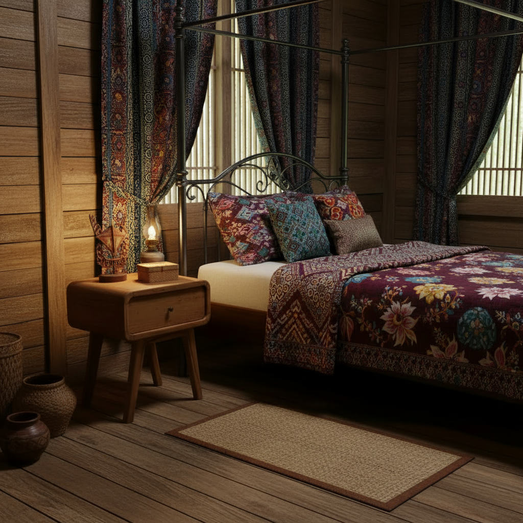 Rustic Bedside Table type 10