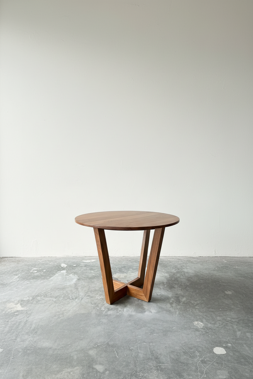 Bronte Round Coffee Table (varnished)
