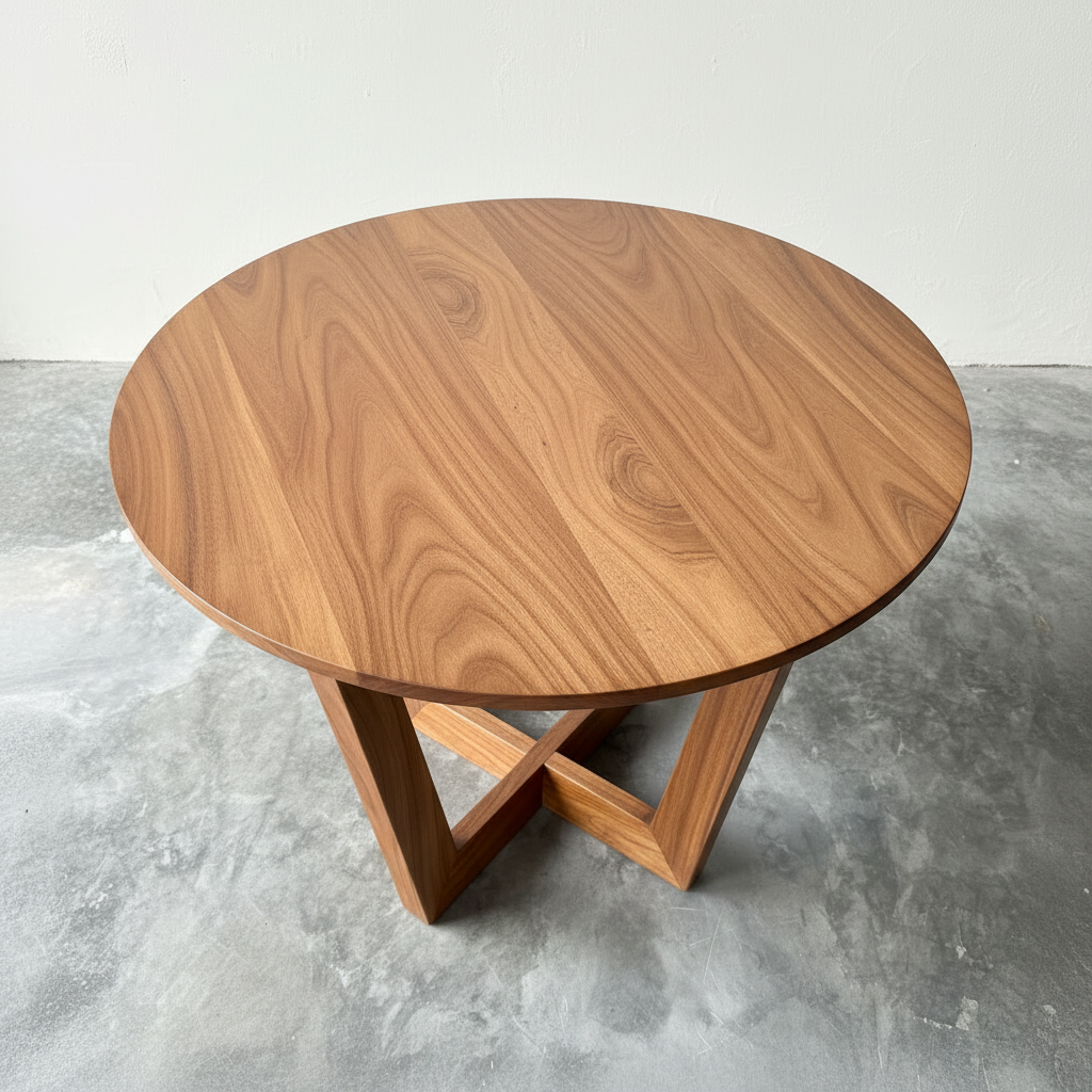 Bronte Round Coffee Table (varnished)