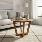 Bronte Round Coffee Table (raw)
