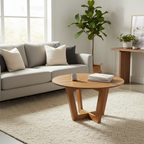 Bronte Round Coffee Table (raw)