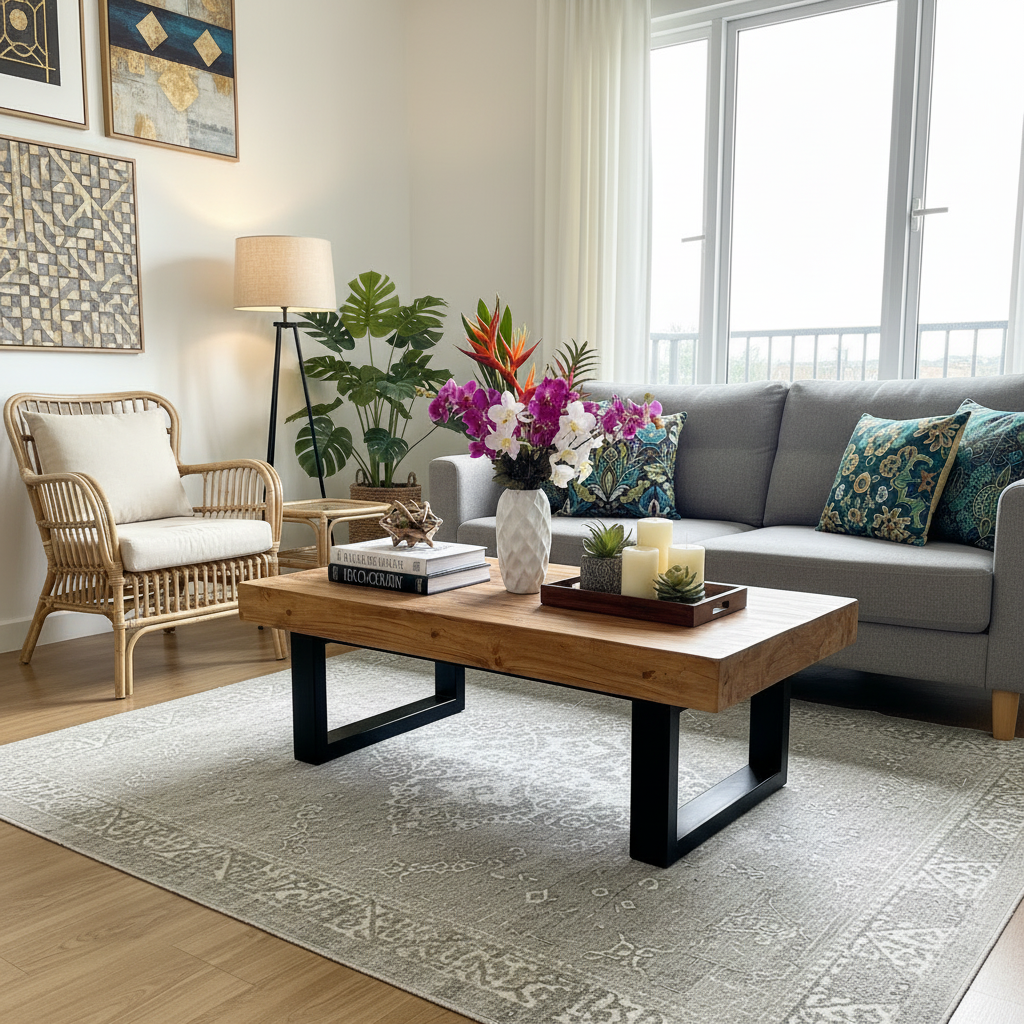 Rustic Thick Coffee Table