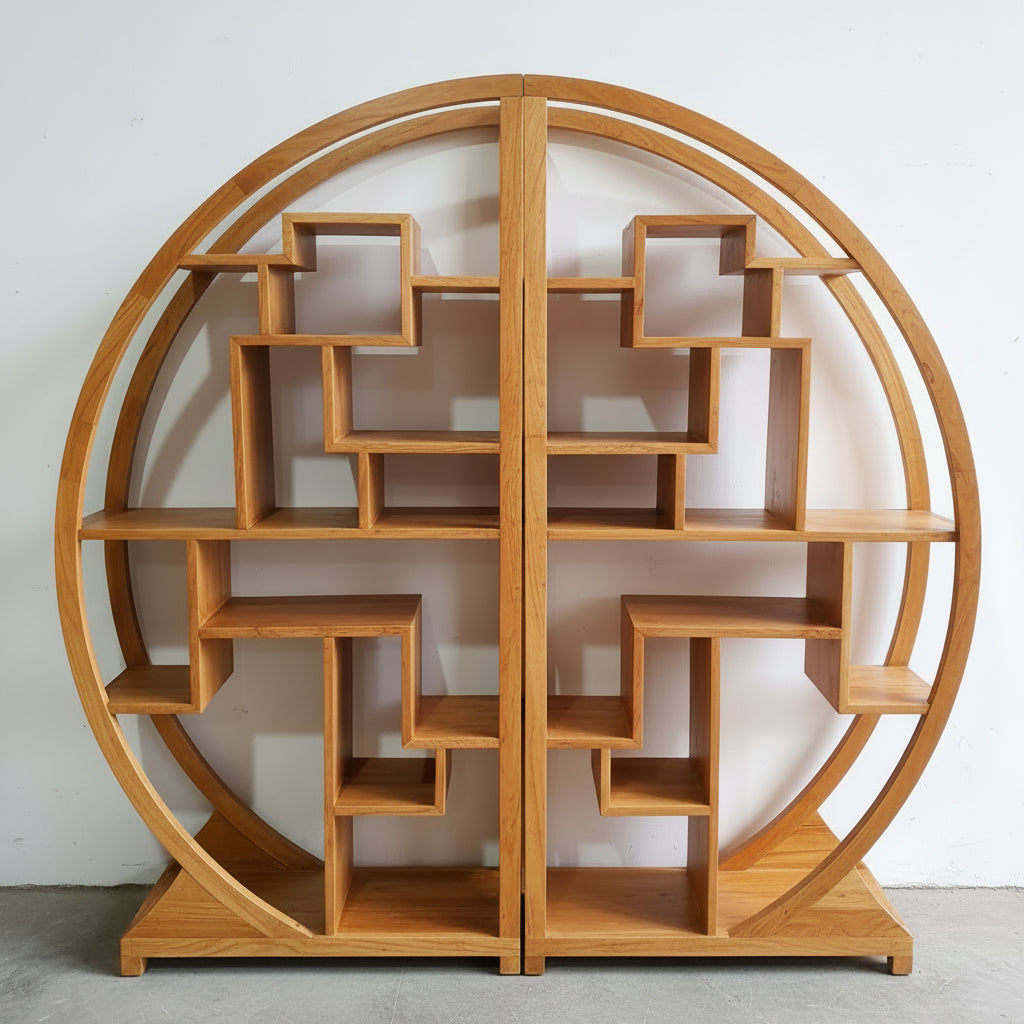 Oriental Circular Shelf Unit