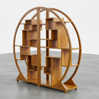 Oriental Circular Shelf Unit