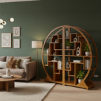 Oriental Circular Shelf Unit