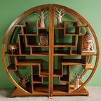 Oriental Circular Shelf Unit