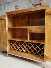 Load image into Gallery viewer, Herringbone Wine Cabinet

