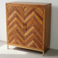 Herringbone Wine Cabinet