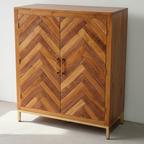 Herringbone Wine Cabinet