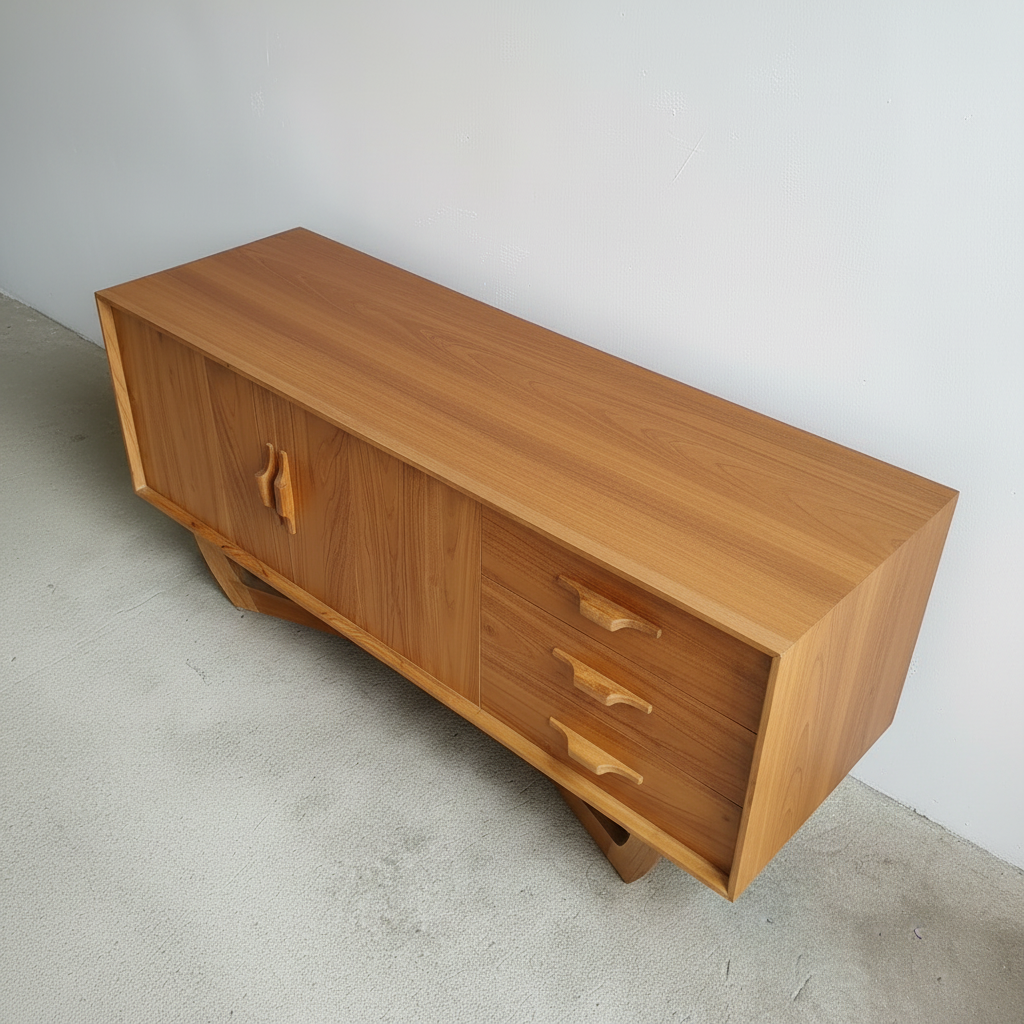 Mid Century TV Console (150cm) Type 1