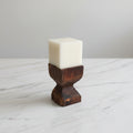 Vintage Teak Candle Holder (incl. candle) #4