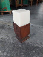 Vintage Teak Candle Holder (incl. candle) #3