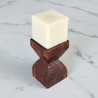 Vintage Teak Candle Holder (incl. candle) #8