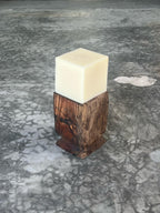 Vintage Teak Candle Holder (incl. candle) #7