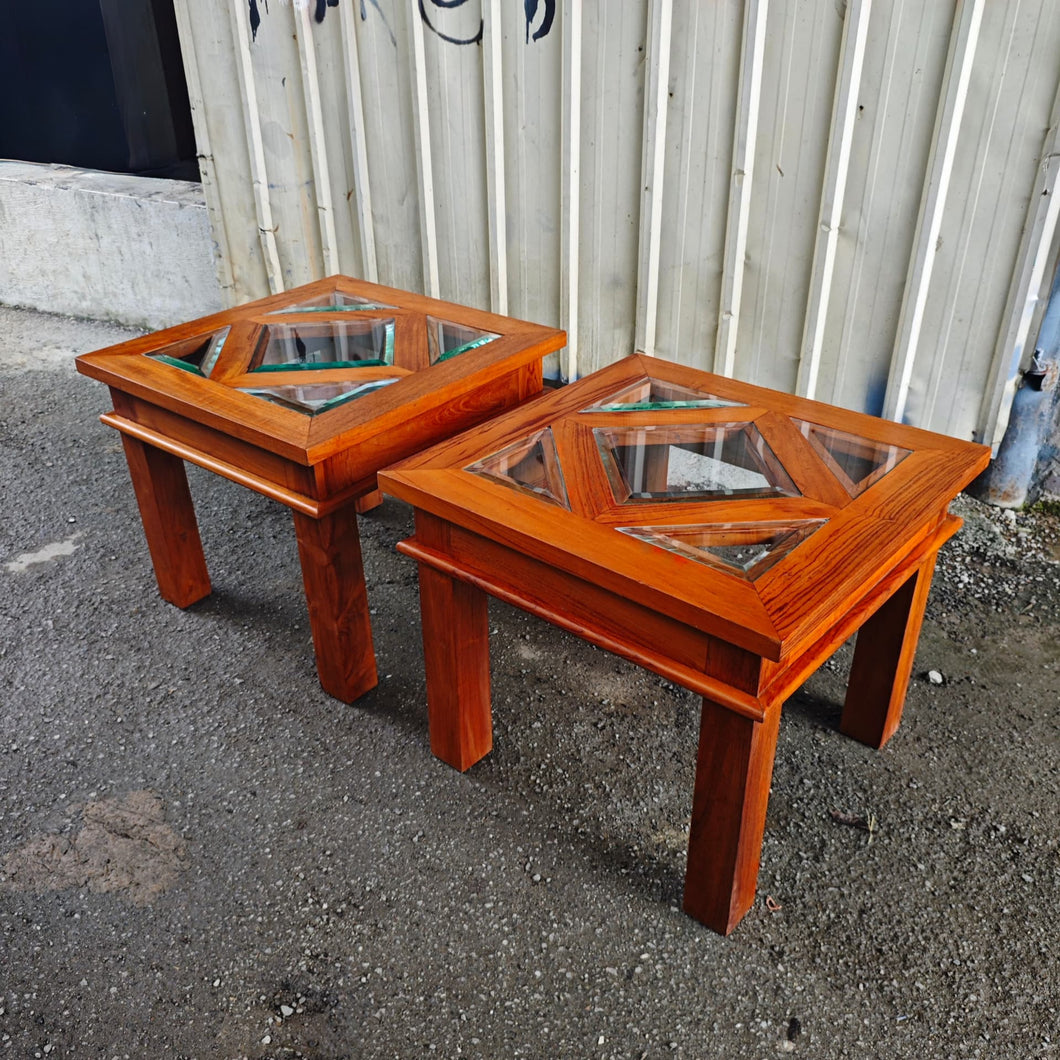 Vintage Teak Side Tables (sold as a pair)