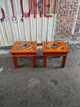Load image into Gallery viewer, Vintage Teak Side Tables (sold as a pair)
