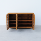Louvred Shoe Cabinet (150cm) type 2
