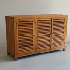 Louvred Shoe Cabinet (150cm) type 2