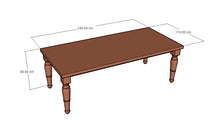 Load image into Gallery viewer, CUSTOM Burleigh Dining Table RWO5906
