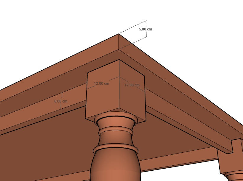 CUSTOM Burleigh Dining Table RWO5906