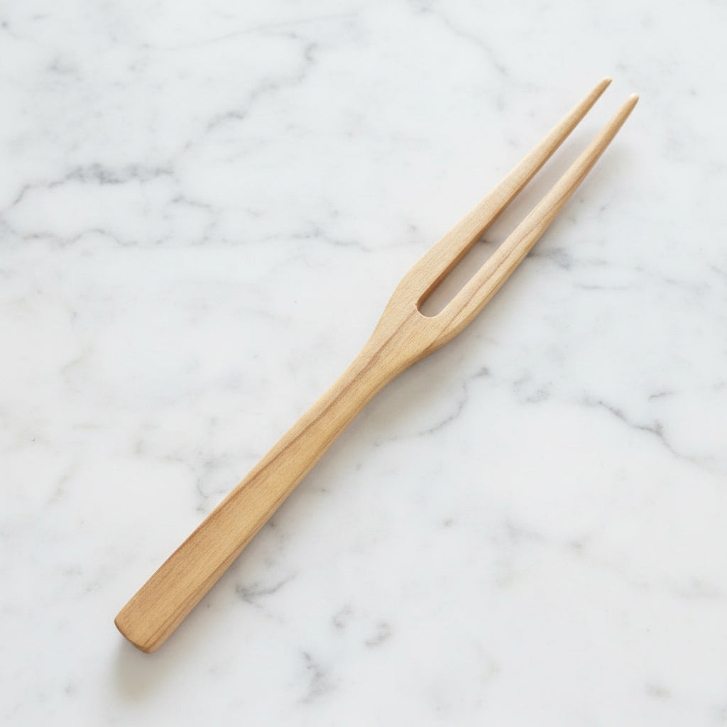 Teak Salad Fork #1