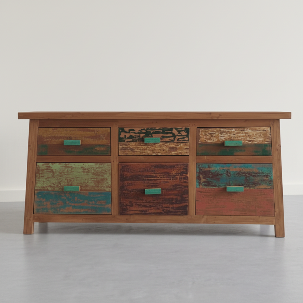Rustic Dresser (150cm) Type 1