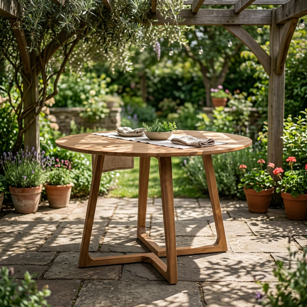 Ramberg Round Dining Table (100cm) - (4 Legs) - display unit