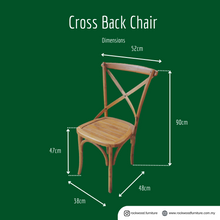 Load image into Gallery viewer, Cross Back Chair
