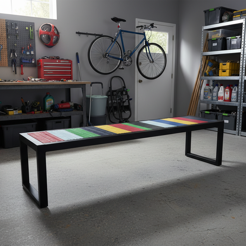 Oil Barrel Bench (200cm)