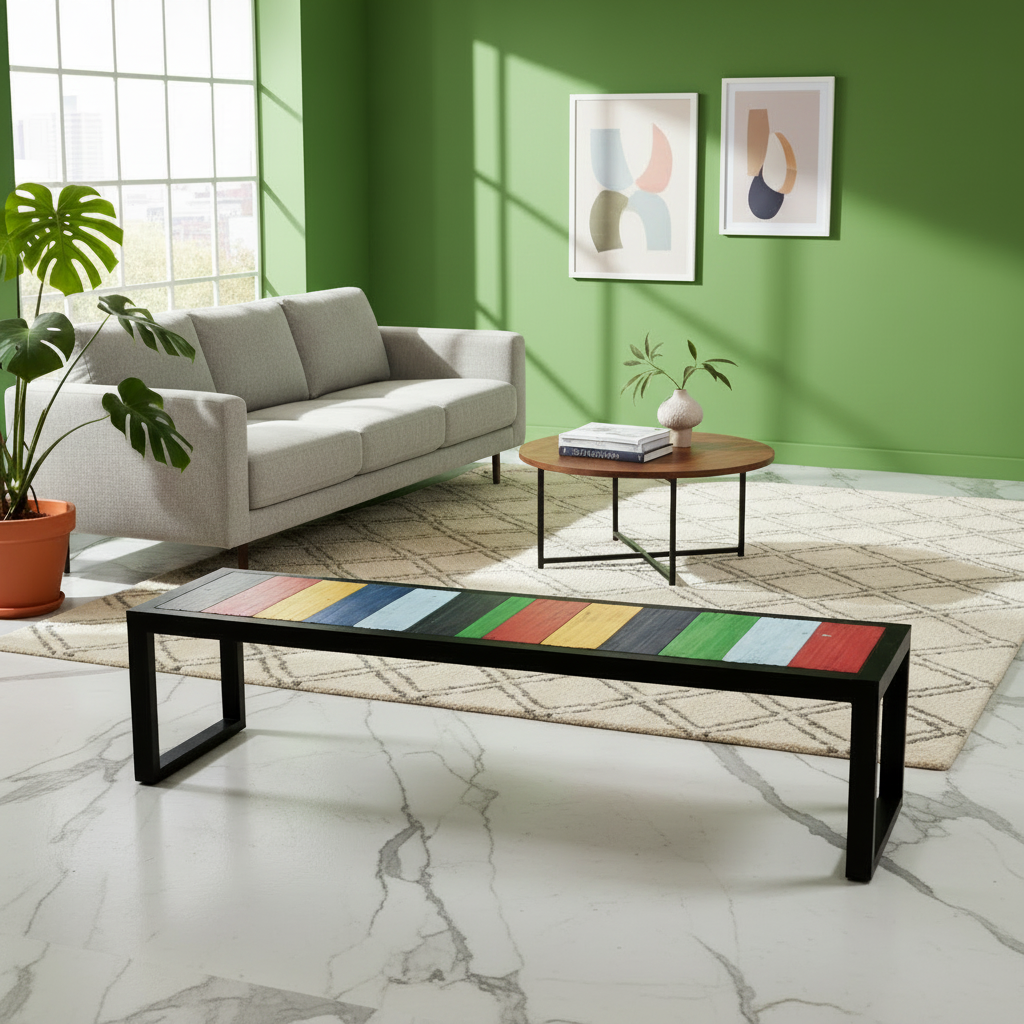Oil Barrel Bench (200cm)