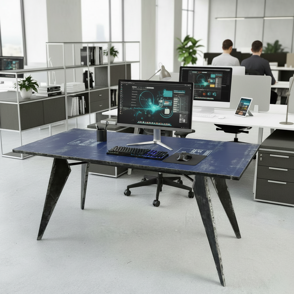 Oil Barrel Desk Type #3
