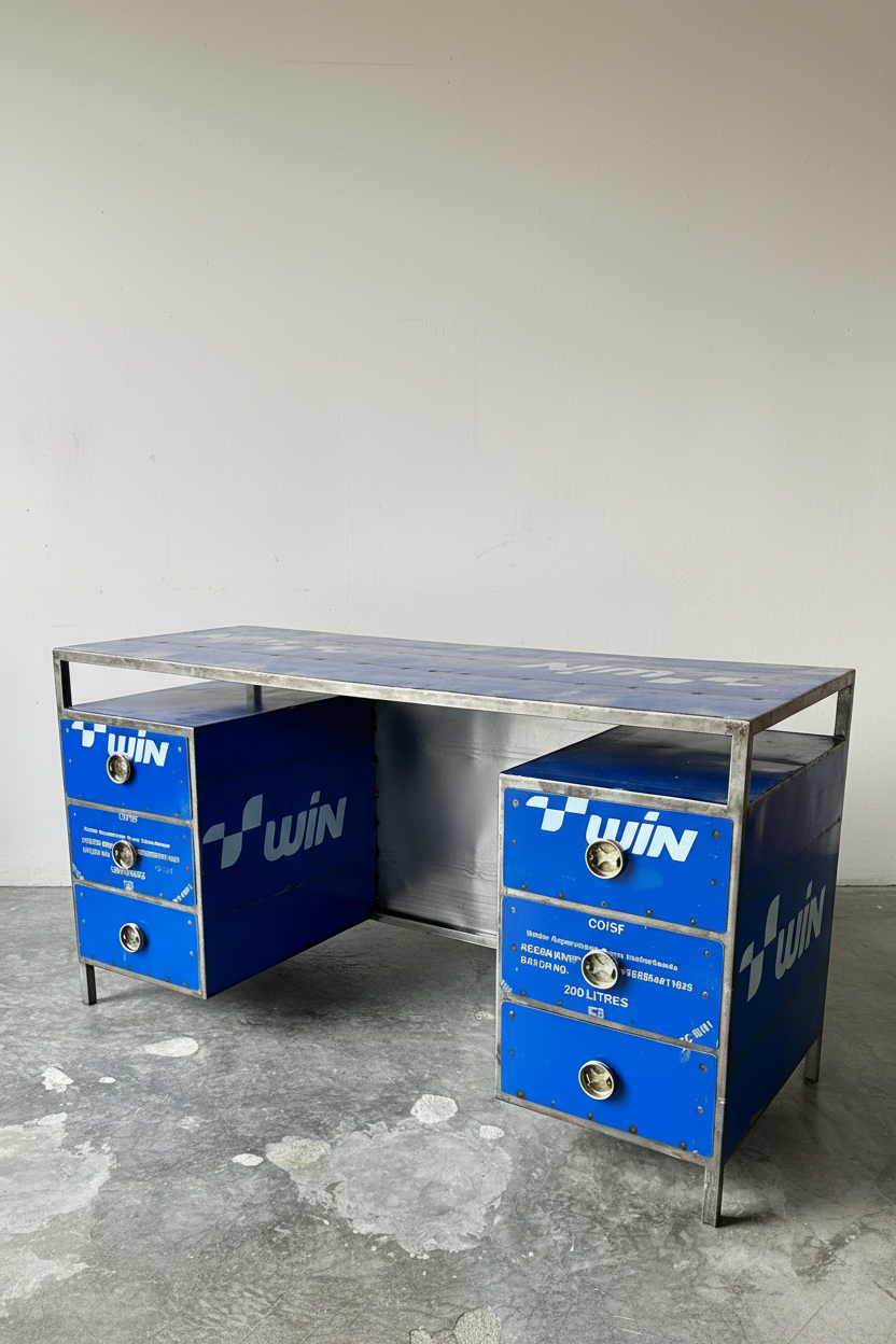Oil Barrel Desk Type #5