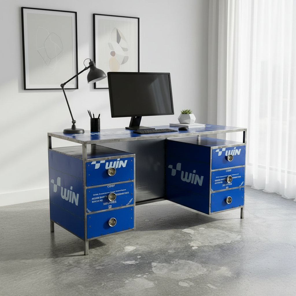 Oil Barrel Desk Type #5