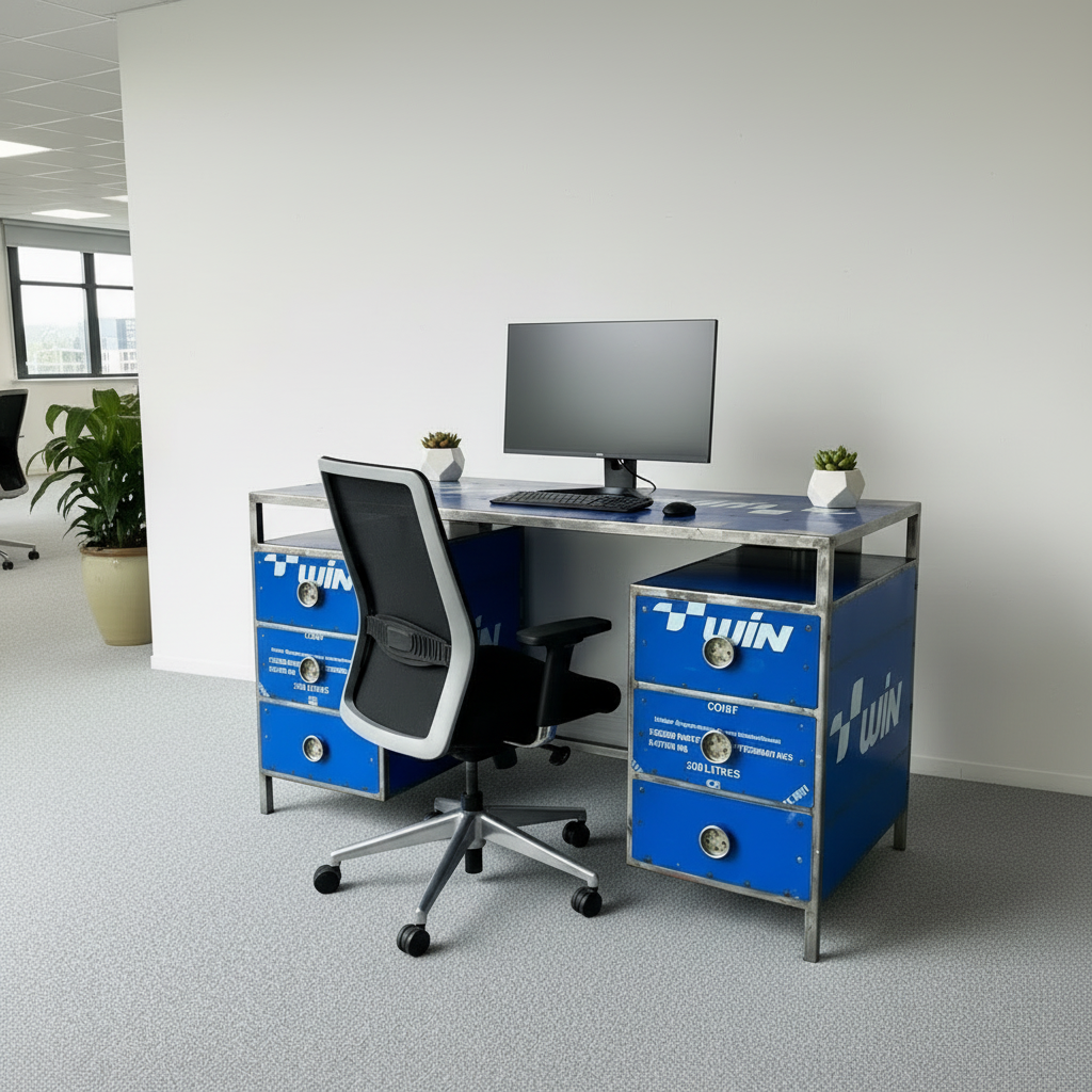 Oil Barrel Desk Type #5