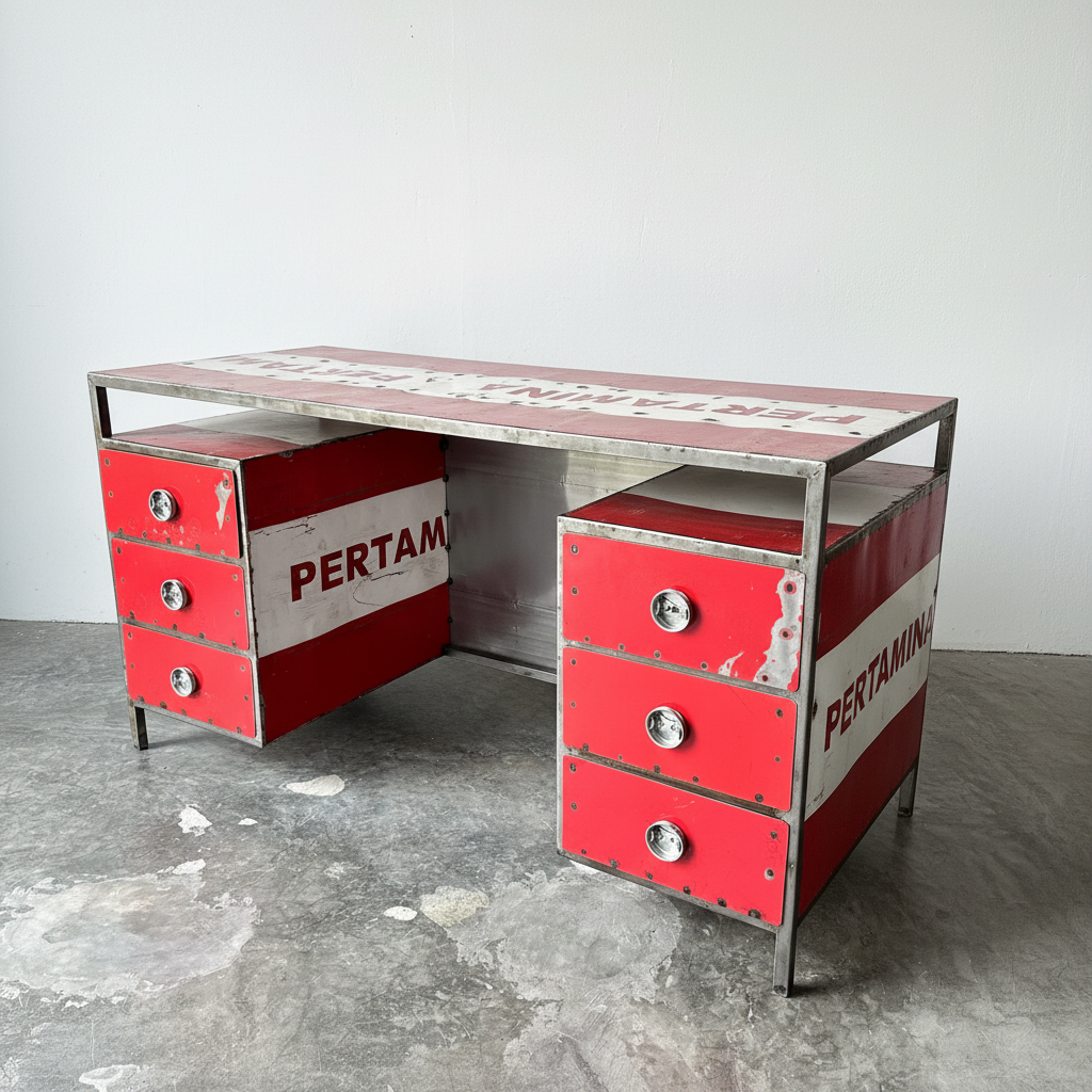 Oil Barrel Desk Type #5