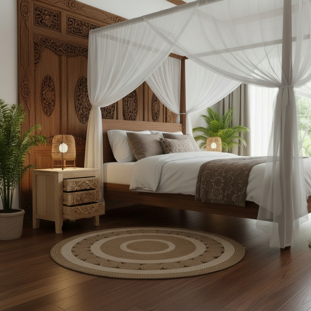 Ornate Bedside Table