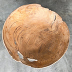 Live Edge Teak Fruit Bowl