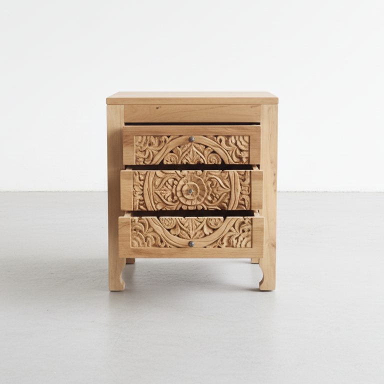 Ornate Bedside Table