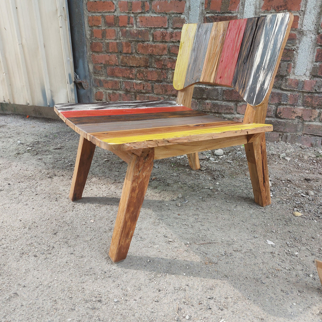 Rustic Teak Lounger